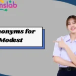 Synonyms for Modest