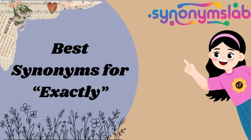 Best Synonyms for “Exactly”