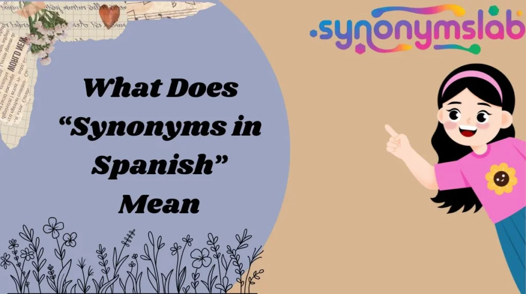 What Does “Synonyms in Spanish” Mean