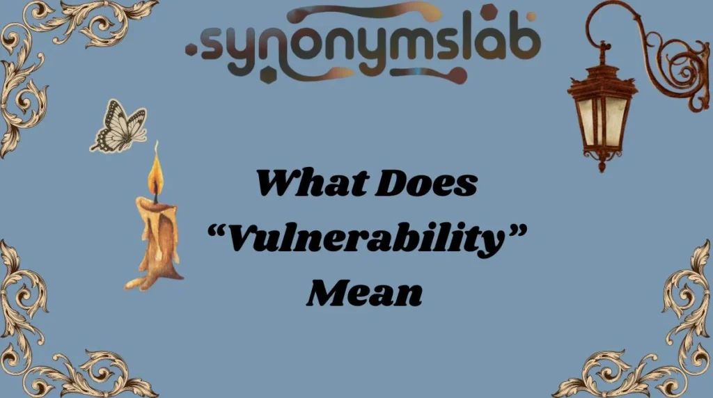 What Does “Vulnerability” Mean