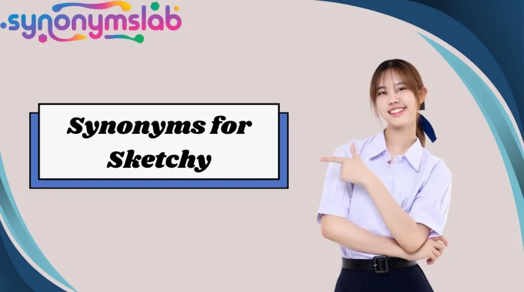 Synonyms for Sketchy