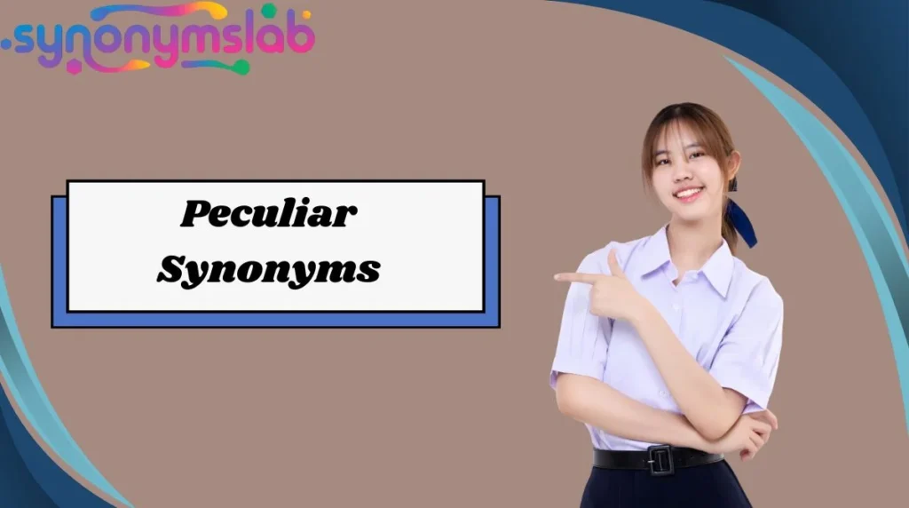 Peculiar Synonyms